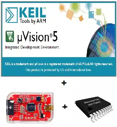 Nuvoton basic steps to write code/programming using Keil IDE (Nuvoton beginner tutotial)